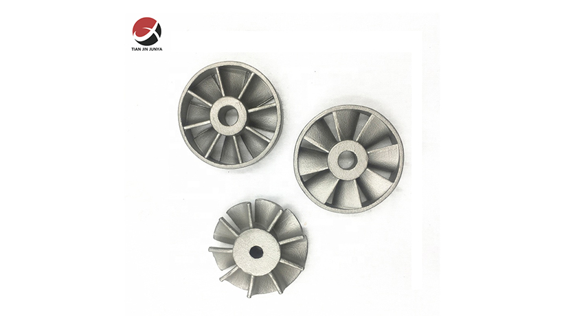 不(bu)鏽鋼鑄造定制件(jiàn)葉輪泵配件