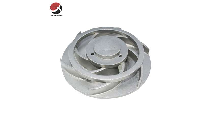 不鏽鋼鑄造來(lai)圖定制泵配件葉(yè)輪