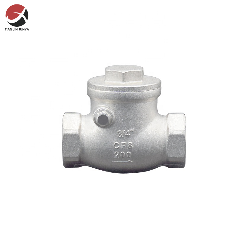 不鏽鋼(gāng)内螺紋(wén)卧式單(dān)向止回(hui)閥